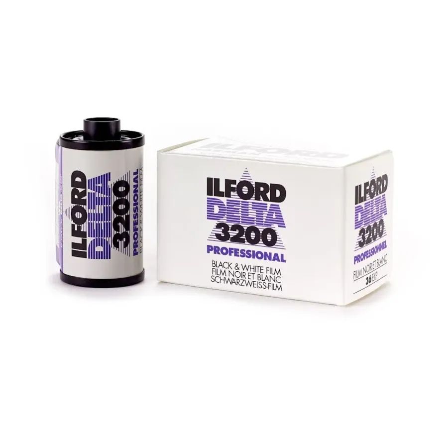Ilford Delta 3200 ISO PROFESSIONAL 35mm 36 Exposure Black & White Film