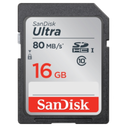  SanDisk Ultra SDHC UHS-I Memory Card 16GB 80MB/s