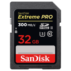  SanDisk ExtremePro SDHC UHS-II Memory Card 32GB 300MB/s R