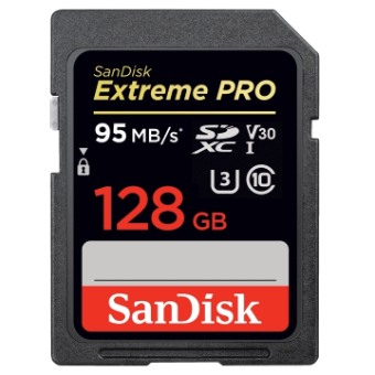  SanDisk Extreme Pro SDXC UHS-I Memory Card 128GB 95MB/s