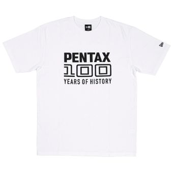  Pentax New Era 100th Tshirt WT/BK Large