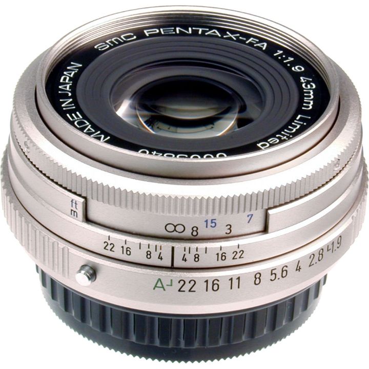 Pentax-FA 43mm f/1.9 Limited Lens (Silver)