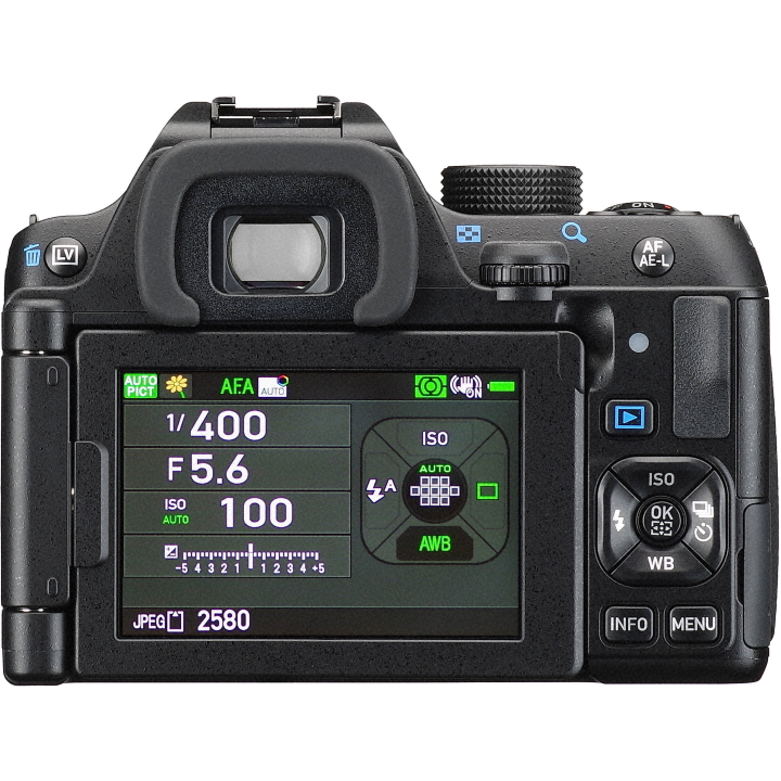 Pentax K-70 DSLR Camera (Black) with 18-55mm WR Lens