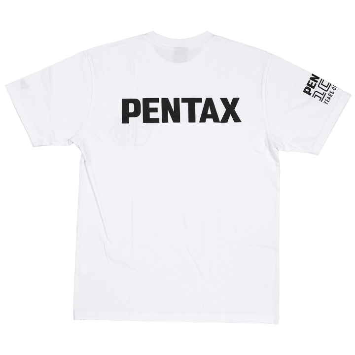 Pentax New Era 100th Tshirt WT/BK XL