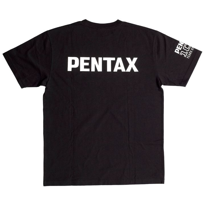 Pentax New Era 100th Tshirt BK/WT Medium