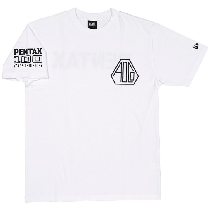 Pentax New Era AOCO 100 Tshirt WT/BK L