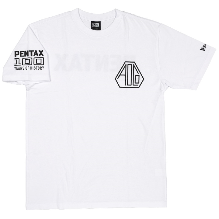 Pentax New Era AOCO 100 Tshirt WT/BK XL