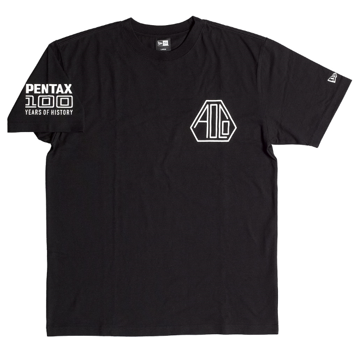 Pentax New Era AOCO 100 Tshirt BK/WT L