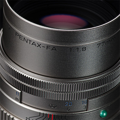Pentax HD FA 77mm f/1.8 Limited Lens - Silver