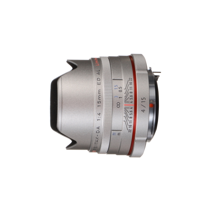 Pentax DA 15mm f/4 Limited ED AL HD Lens (Silver)
