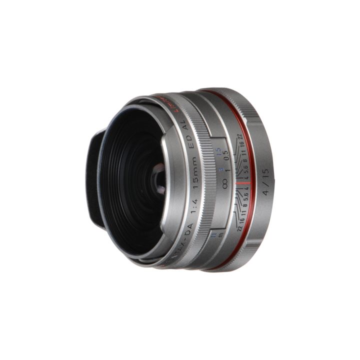 Pentax DA 15mm f/4 Limited ED AL HD Lens - Silver 21480 | Ricoh