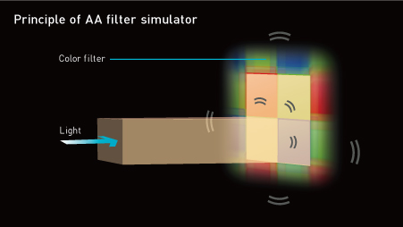 AA filter simulator