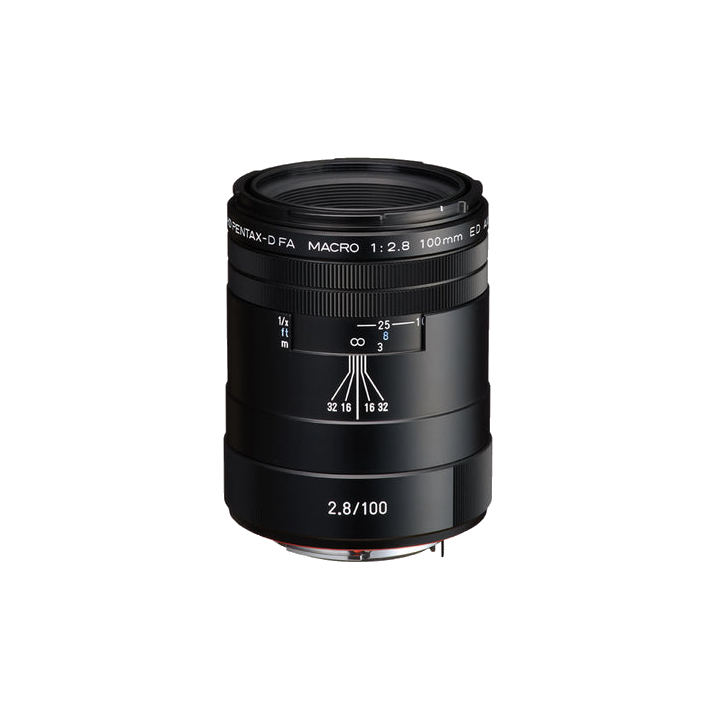 Pentax HD D FA 100mm f/2.8 ED AW Macro Lens (Black)