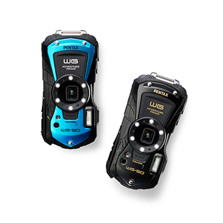 Pentax WG-90 Waterproof Compact Camera - Blue