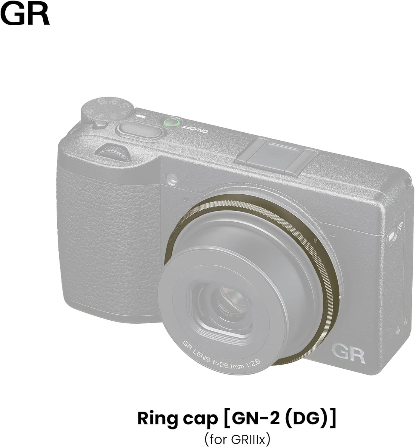 Ricoh GN-2 Ring Cap for GR IIIx Camera
